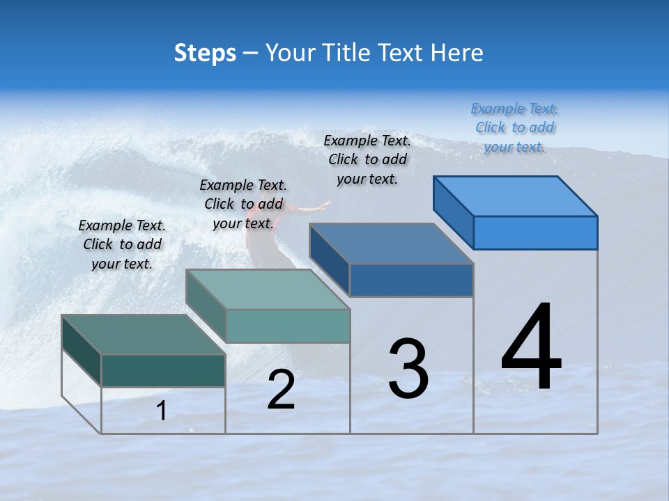 Lifestyle Sky Surfer PowerPoint Template