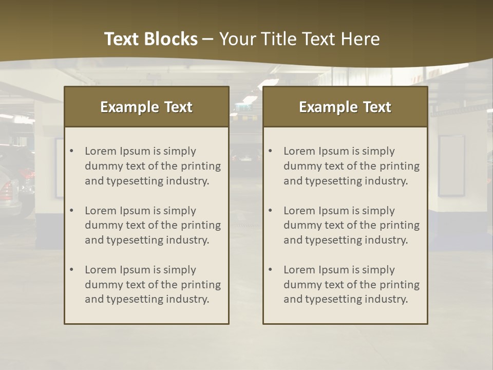 Riga House Warning PowerPoint Template