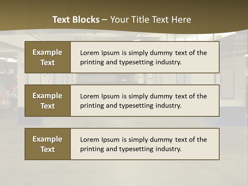 Riga House Warning PowerPoint Template