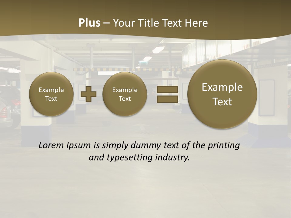 Riga House Warning PowerPoint Template
