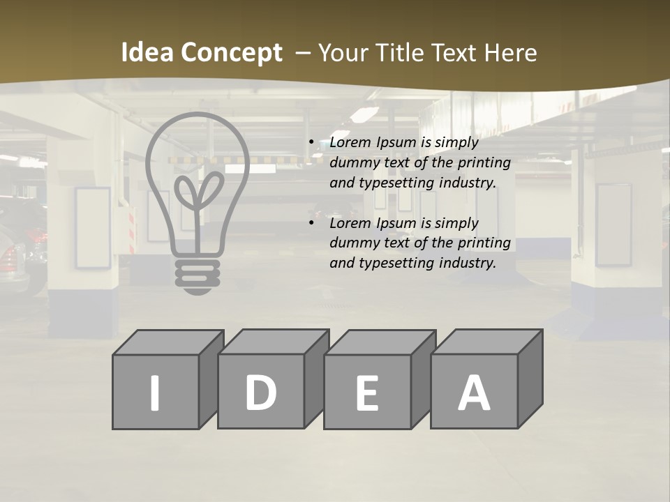 Riga House Warning PowerPoint Template