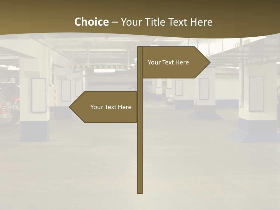 Riga House Warning PowerPoint Template