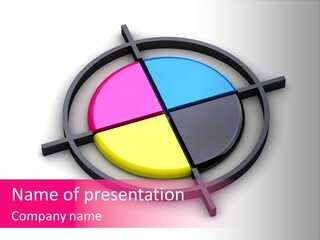 A Powerpoint Presentation With A Colorful Circle PowerPoint Template