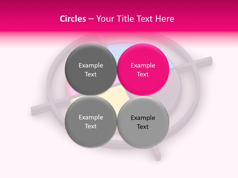 A Powerpoint Presentation With A Colorful Circle PowerPoint Template