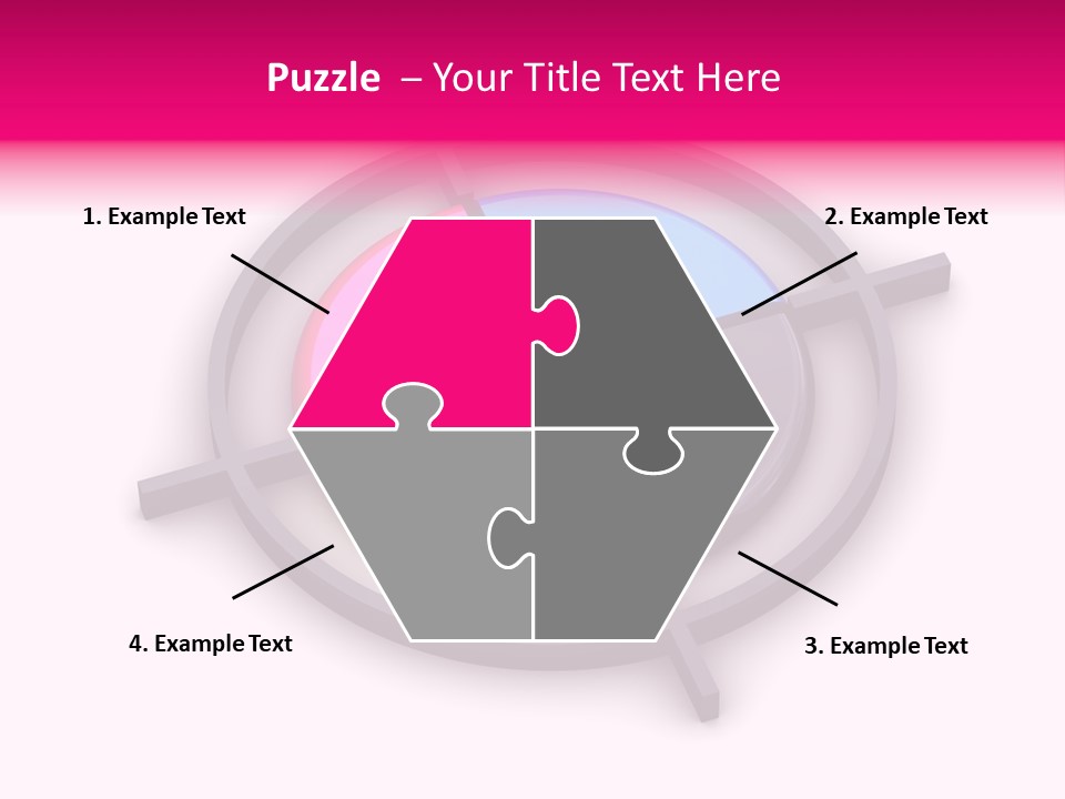 A Powerpoint Presentation With A Colorful Circle PowerPoint Template