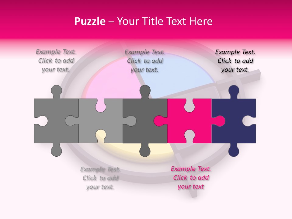 A Powerpoint Presentation With A Colorful Circle PowerPoint Template