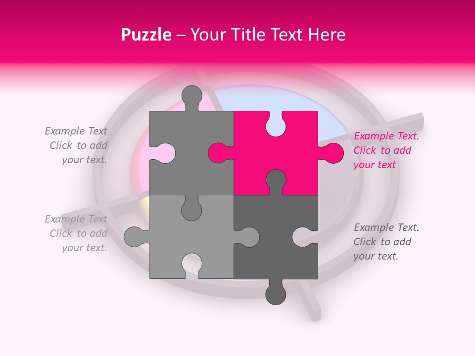 A Powerpoint Presentation With A Colorful Circle PowerPoint Template