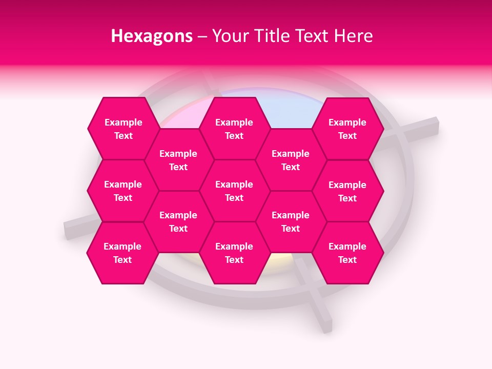 A Powerpoint Presentation With A Colorful Circle PowerPoint Template