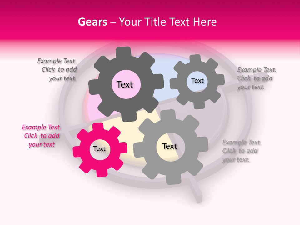 A Powerpoint Presentation With A Colorful Circle PowerPoint Template