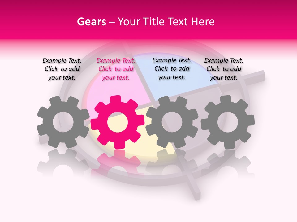 A Powerpoint Presentation With A Colorful Circle PowerPoint Template