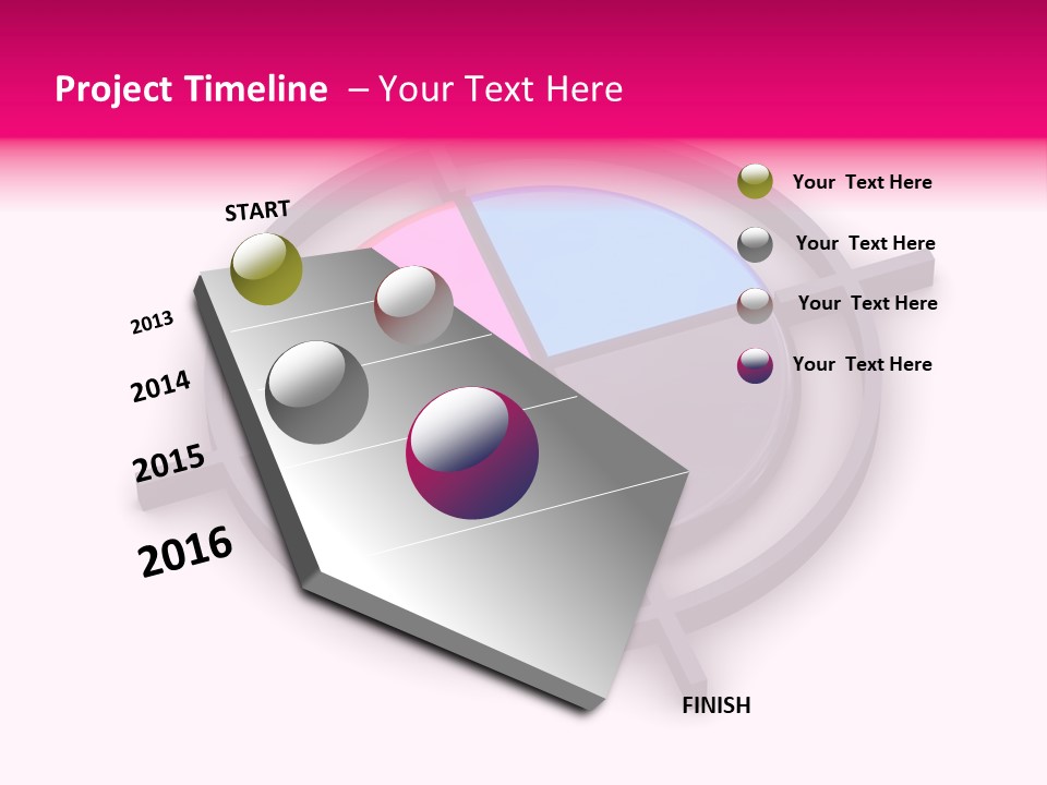 A Powerpoint Presentation With A Colorful Circle PowerPoint Template