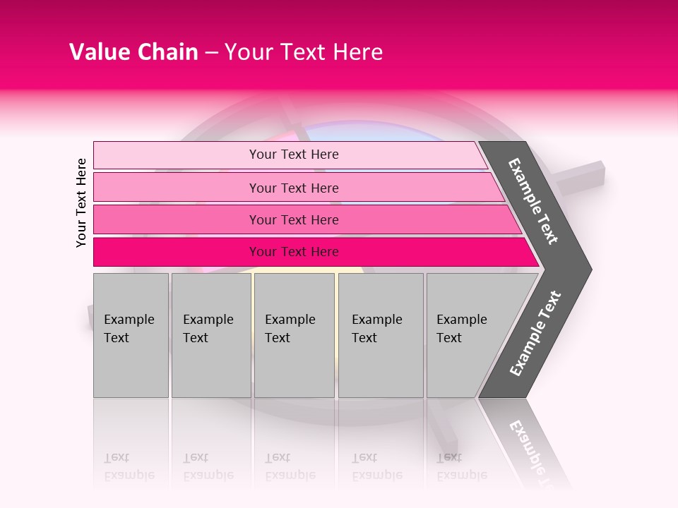 A Powerpoint Presentation With A Colorful Circle PowerPoint Template