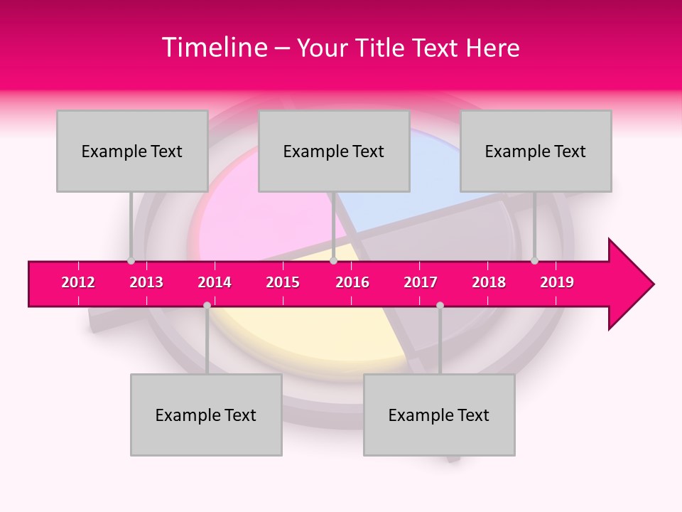 A Powerpoint Presentation With A Colorful Circle PowerPoint Template