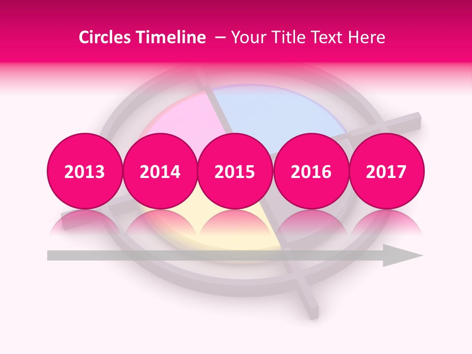 A Powerpoint Presentation With A Colorful Circle PowerPoint Template