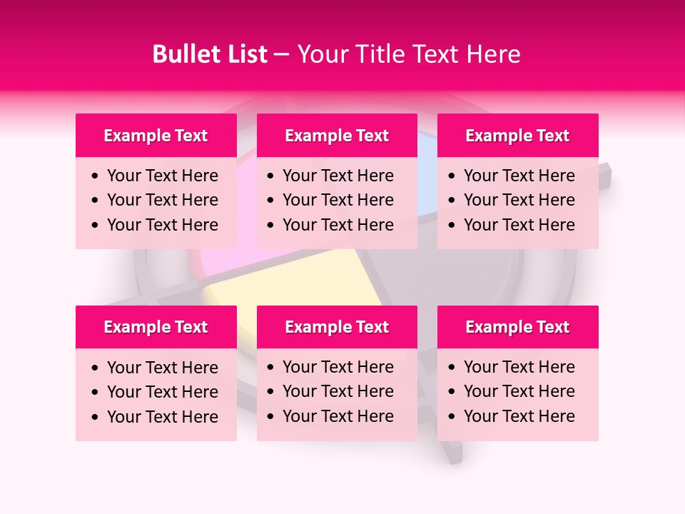 A Powerpoint Presentation With A Colorful Circle PowerPoint Template