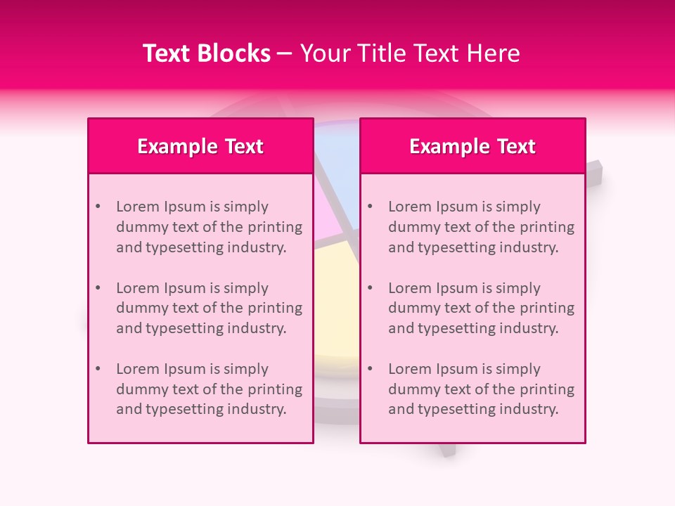 A Powerpoint Presentation With A Colorful Circle PowerPoint Template