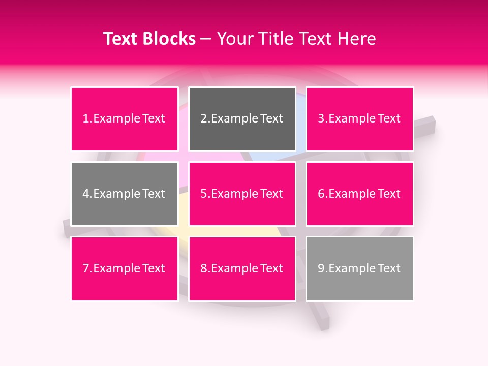 A Powerpoint Presentation With A Colorful Circle PowerPoint Template