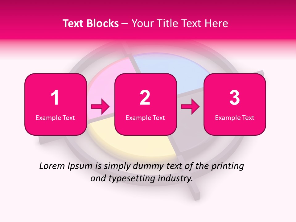 A Powerpoint Presentation With A Colorful Circle PowerPoint Template