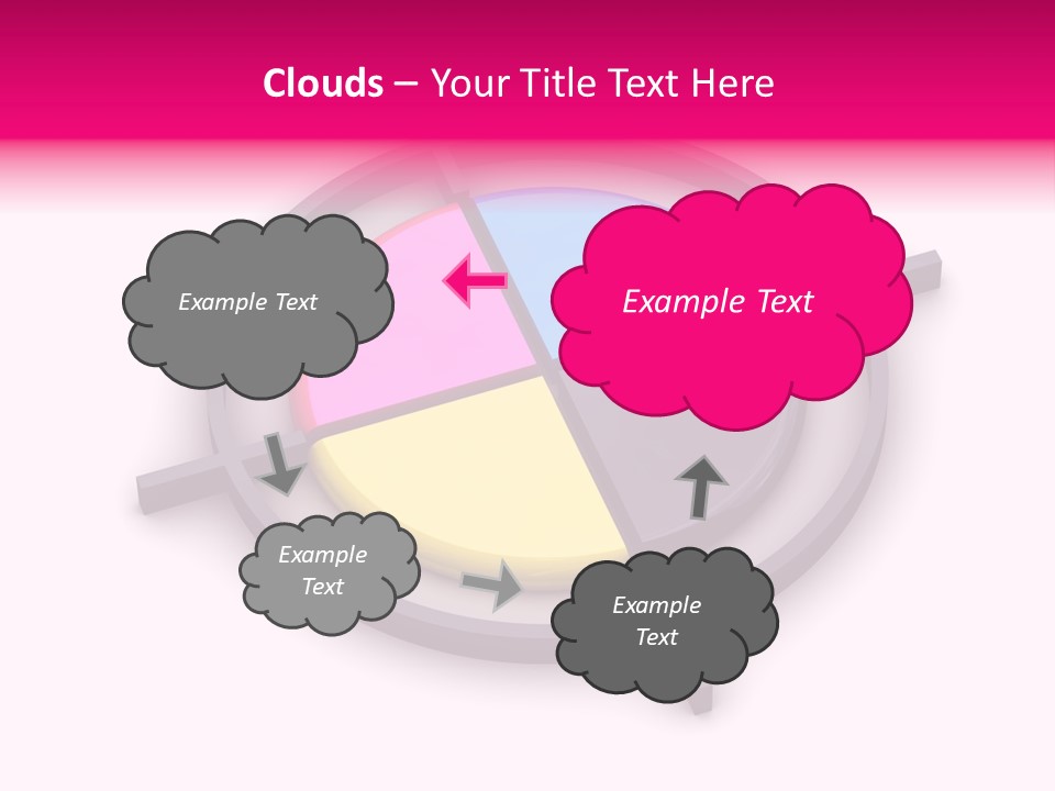 A Powerpoint Presentation With A Colorful Circle PowerPoint Template