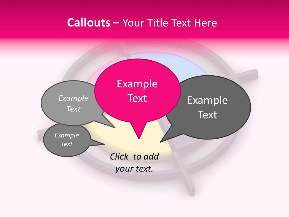 A Powerpoint Presentation With A Colorful Circle PowerPoint Template