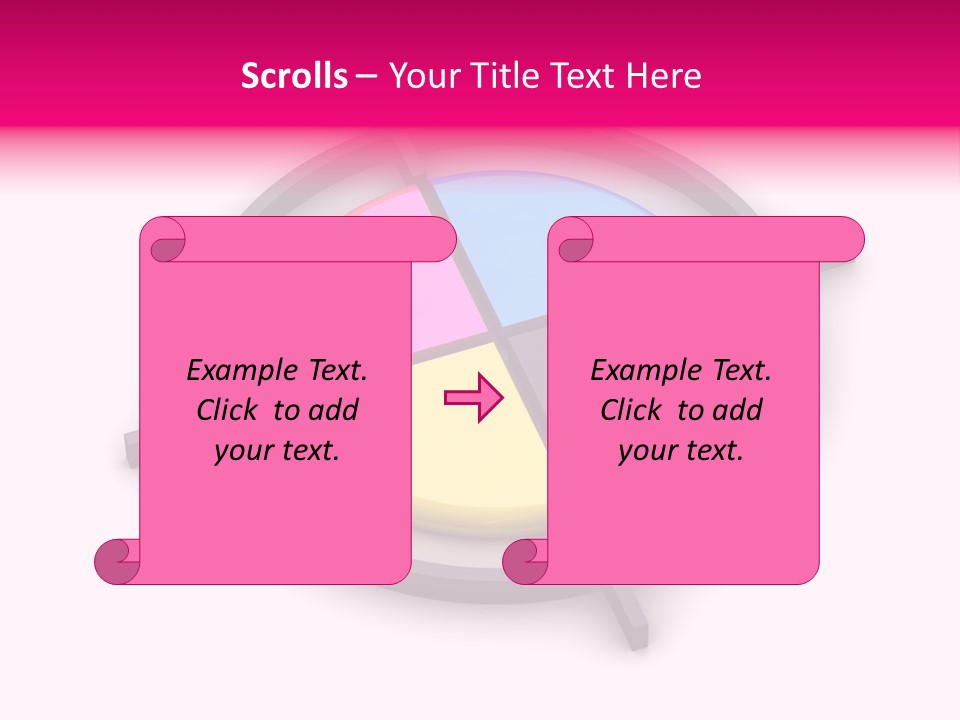 A Powerpoint Presentation With A Colorful Circle PowerPoint Template