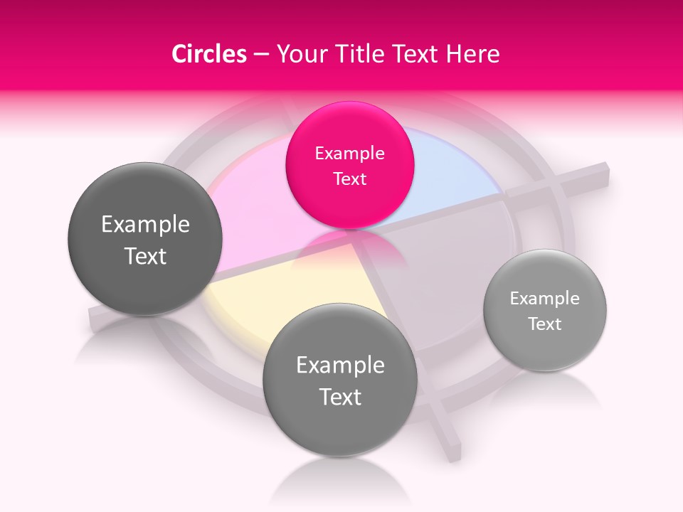 A Powerpoint Presentation With A Colorful Circle PowerPoint Template