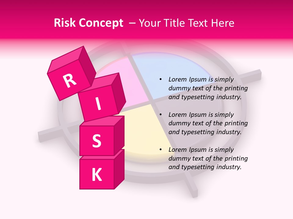 A Powerpoint Presentation With A Colorful Circle PowerPoint Template