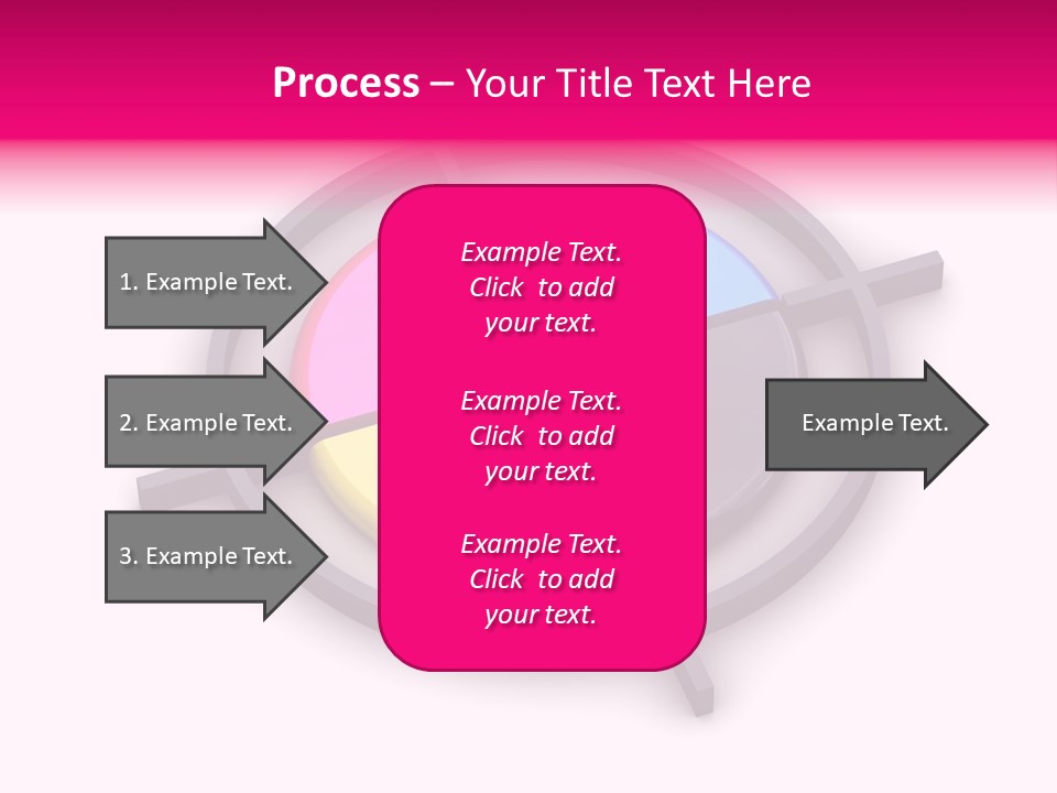 A Powerpoint Presentation With A Colorful Circle PowerPoint Template