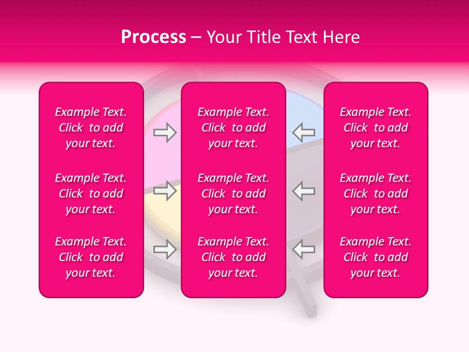 A Powerpoint Presentation With A Colorful Circle PowerPoint Template