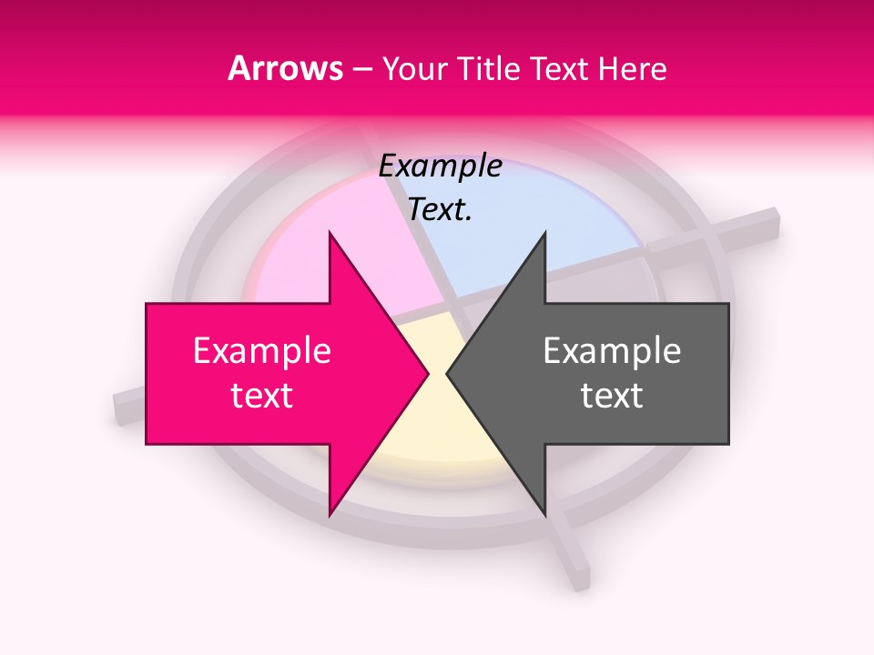 A Powerpoint Presentation With A Colorful Circle PowerPoint Template