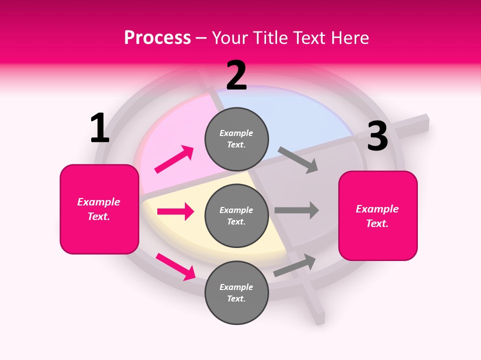 A Powerpoint Presentation With A Colorful Circle PowerPoint Template