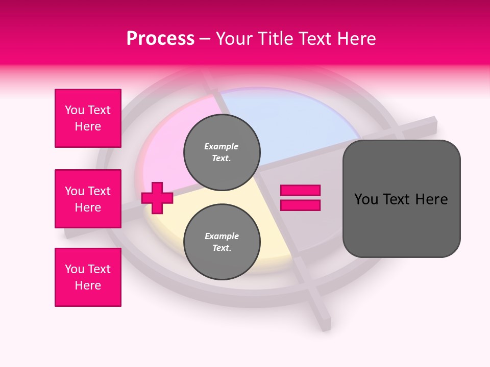 A Powerpoint Presentation With A Colorful Circle PowerPoint Template