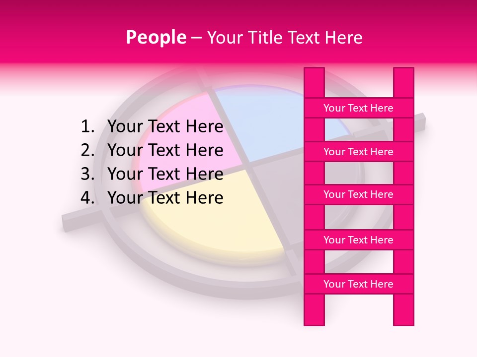 A Powerpoint Presentation With A Colorful Circle PowerPoint Template