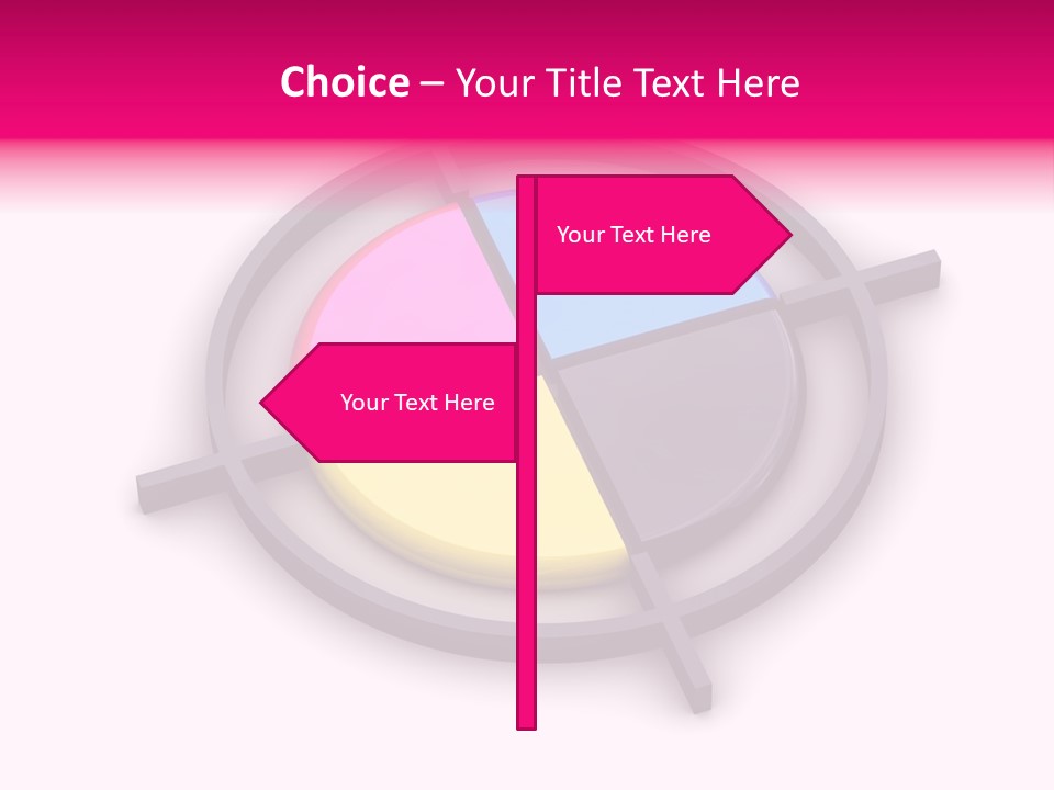 A Powerpoint Presentation With A Colorful Circle PowerPoint Template