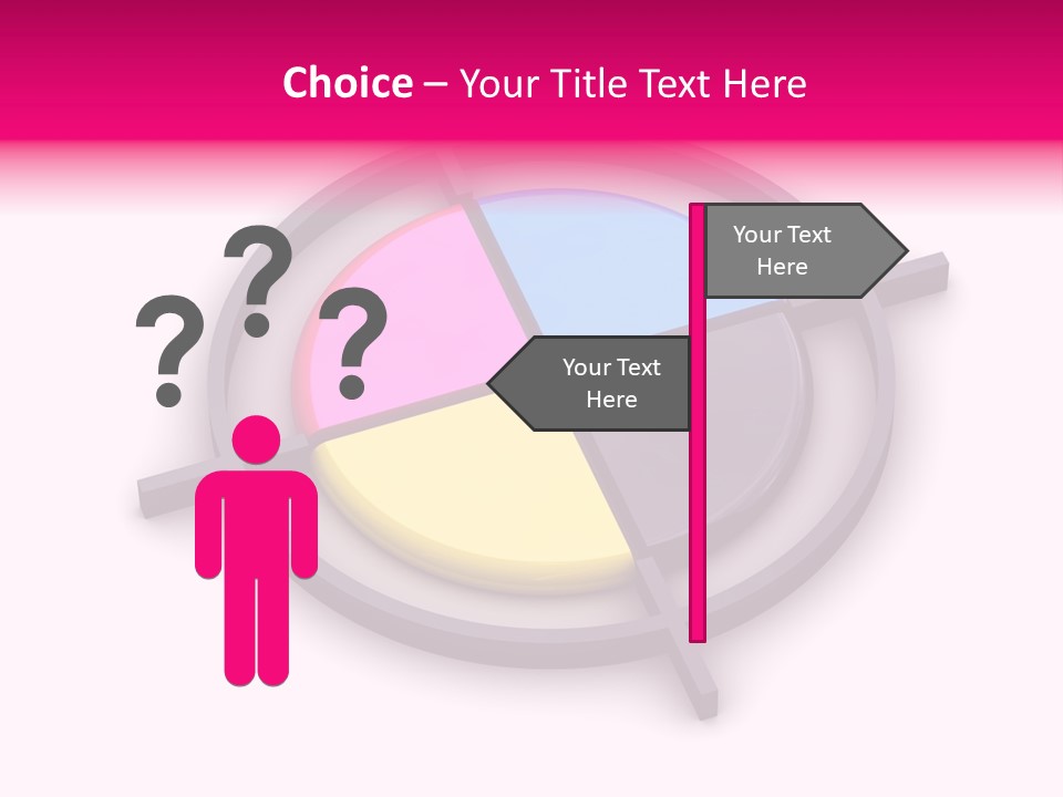 A Powerpoint Presentation With A Colorful Circle PowerPoint Template
