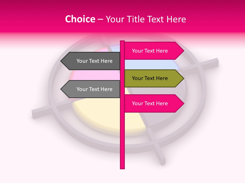 A Powerpoint Presentation With A Colorful Circle PowerPoint Template