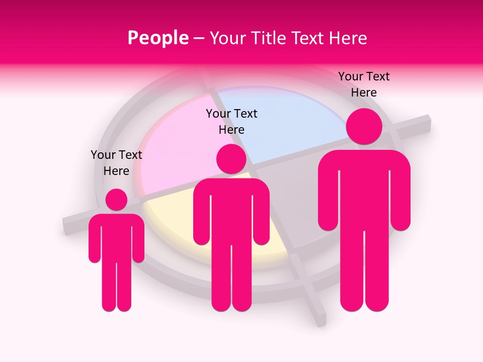 A Powerpoint Presentation With A Colorful Circle PowerPoint Template