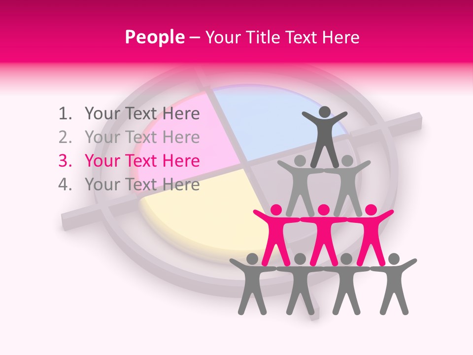 A Powerpoint Presentation With A Colorful Circle PowerPoint Template