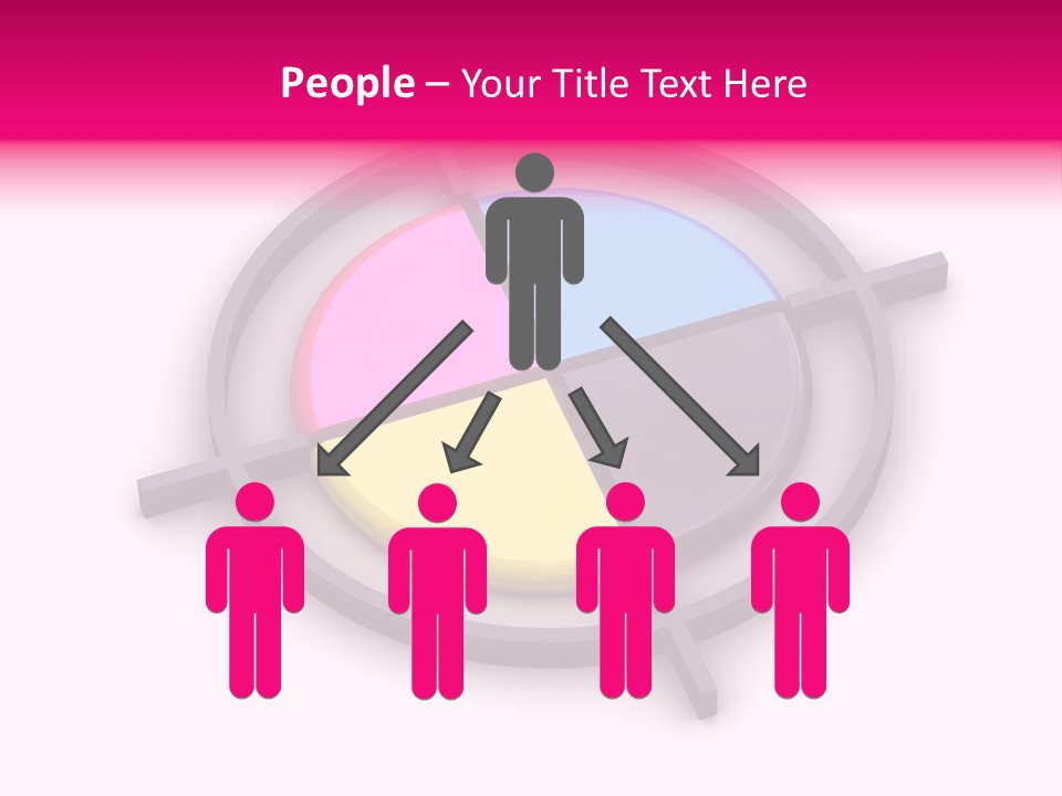 A Powerpoint Presentation With A Colorful Circle PowerPoint Template