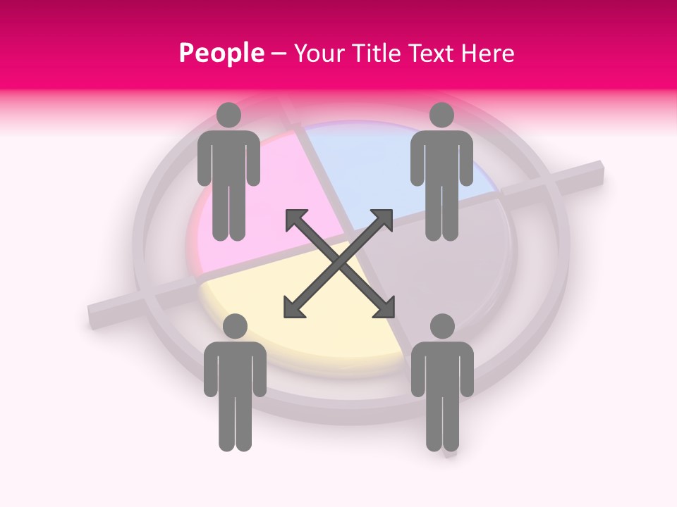 A Powerpoint Presentation With A Colorful Circle PowerPoint Template