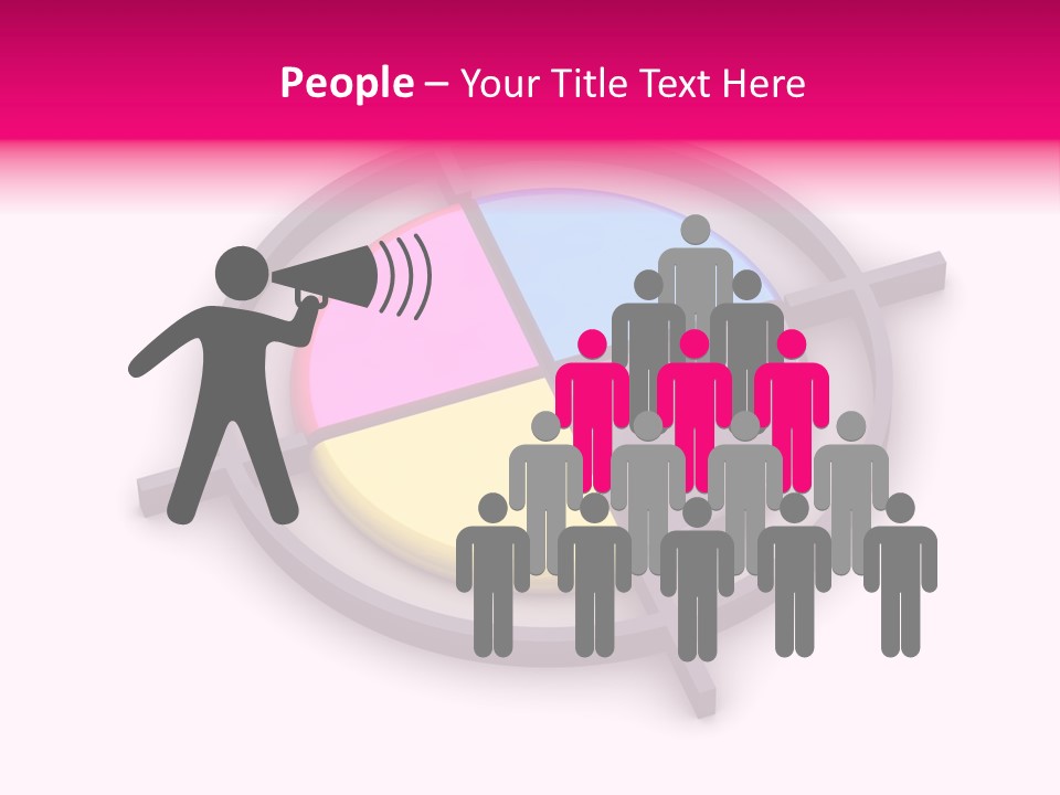 A Powerpoint Presentation With A Colorful Circle PowerPoint Template