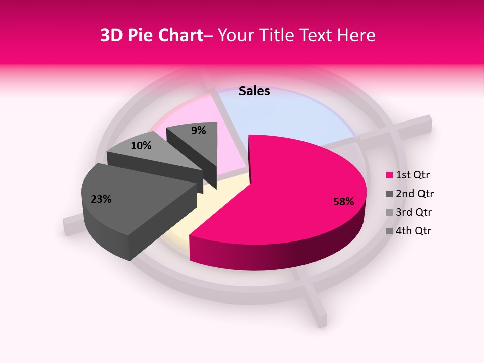 A Powerpoint Presentation With A Colorful Circle PowerPoint Template