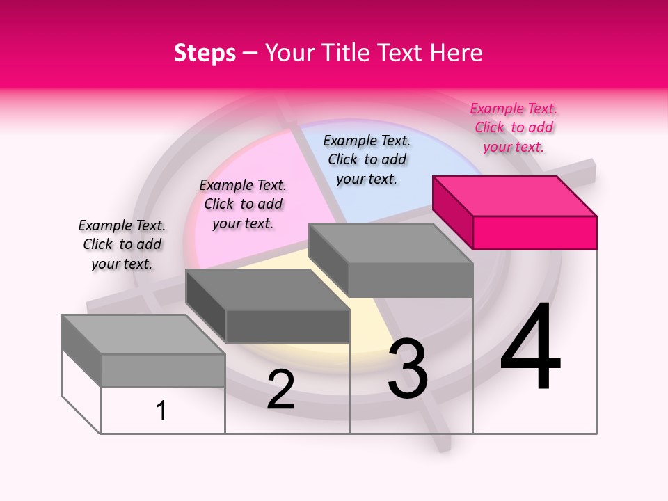 A Powerpoint Presentation With A Colorful Circle PowerPoint Template