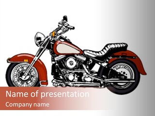 Clipart Vicious Brown PowerPoint Template