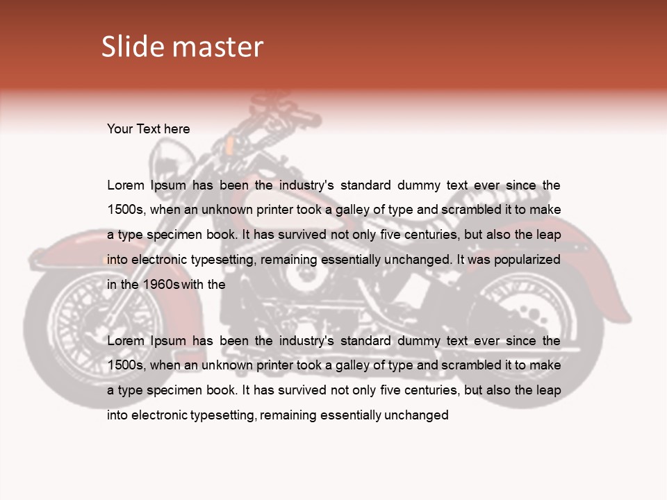 Clipart Vicious Brown PowerPoint Template