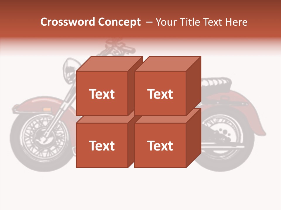 Clipart Vicious Brown PowerPoint Template