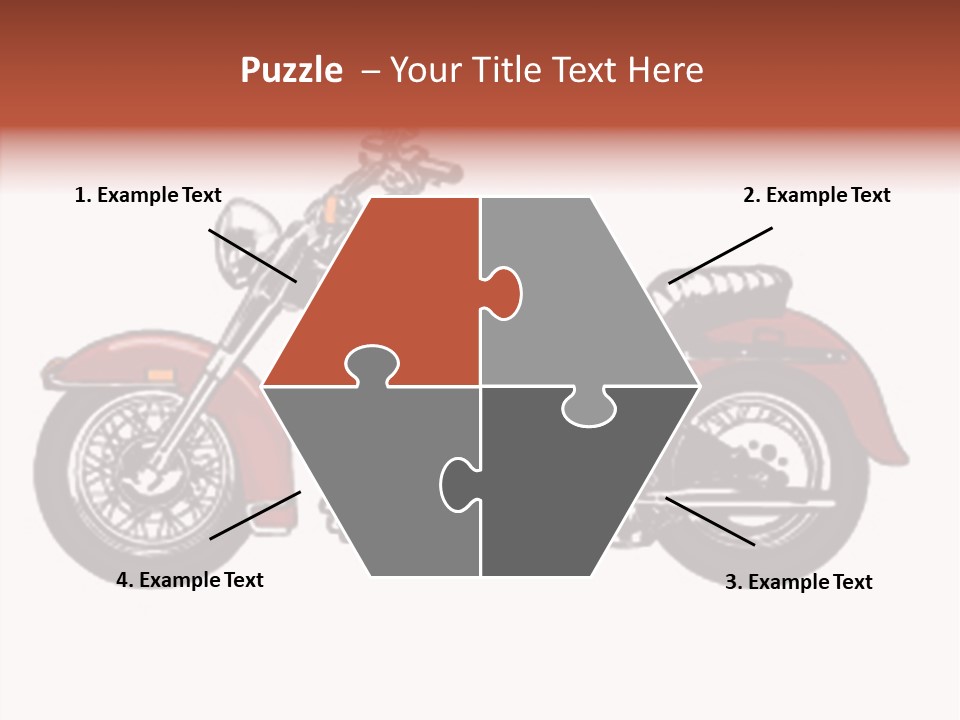 Clipart Vicious Brown PowerPoint Template