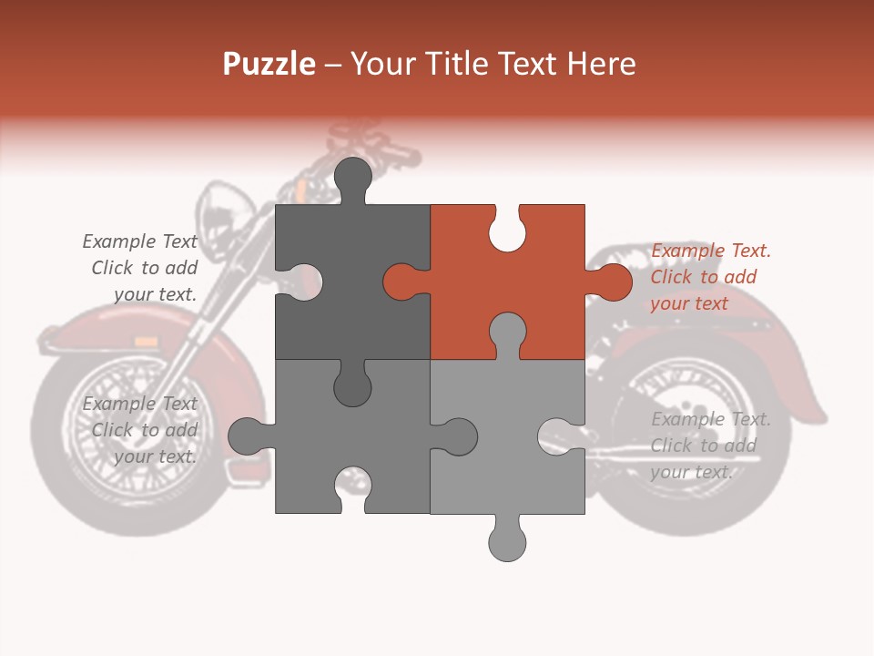 Clipart Vicious Brown PowerPoint Template