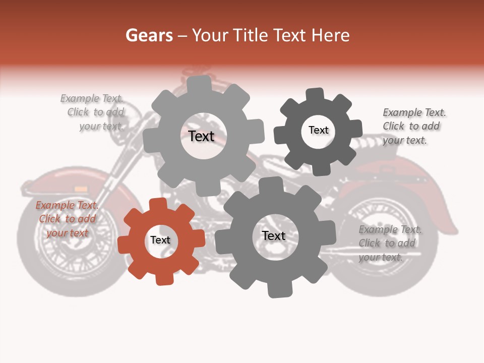 Clipart Vicious Brown PowerPoint Template