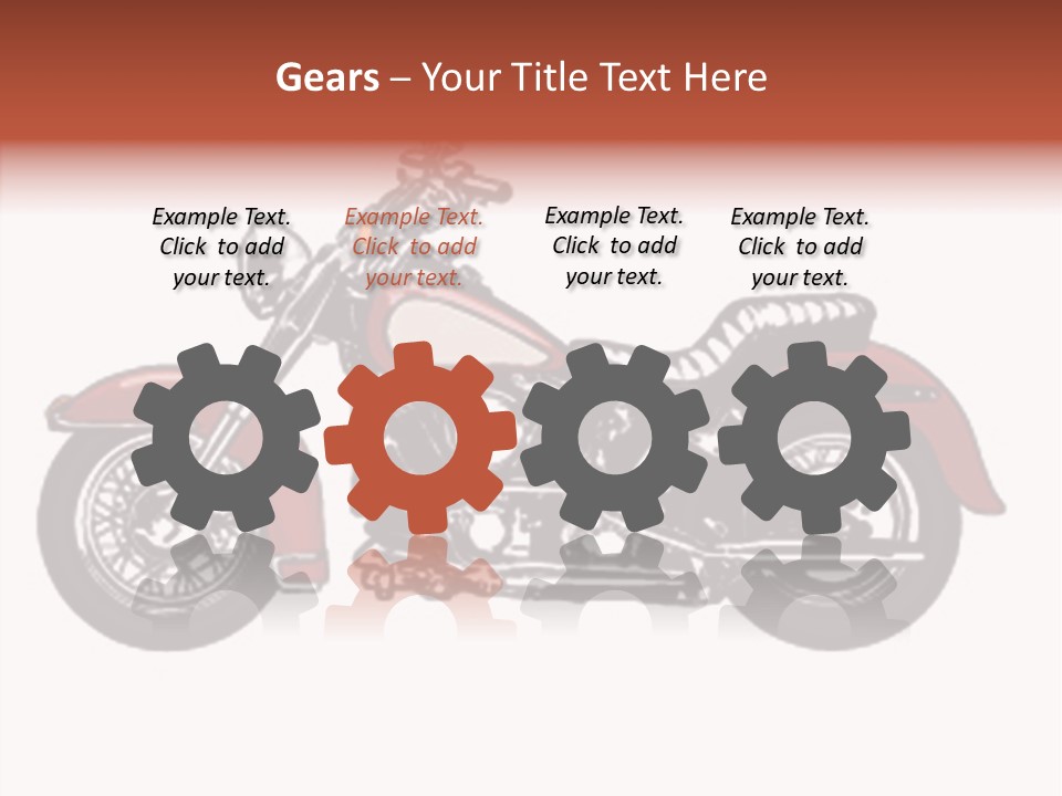 Clipart Vicious Brown PowerPoint Template